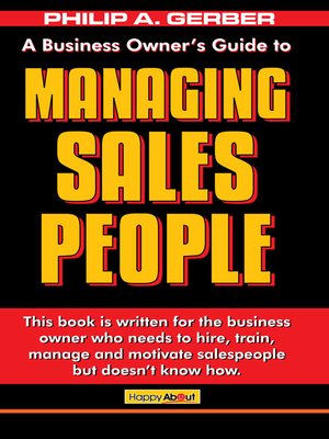 cover image of Managing Salespeople